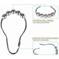 thumbnail image 3 of Heavy Duty Stainless Steel Shower Curtain Rings Set of 12, Rust Proof and Durable for Bathroom Shower Rods Curtains, 3 of 5