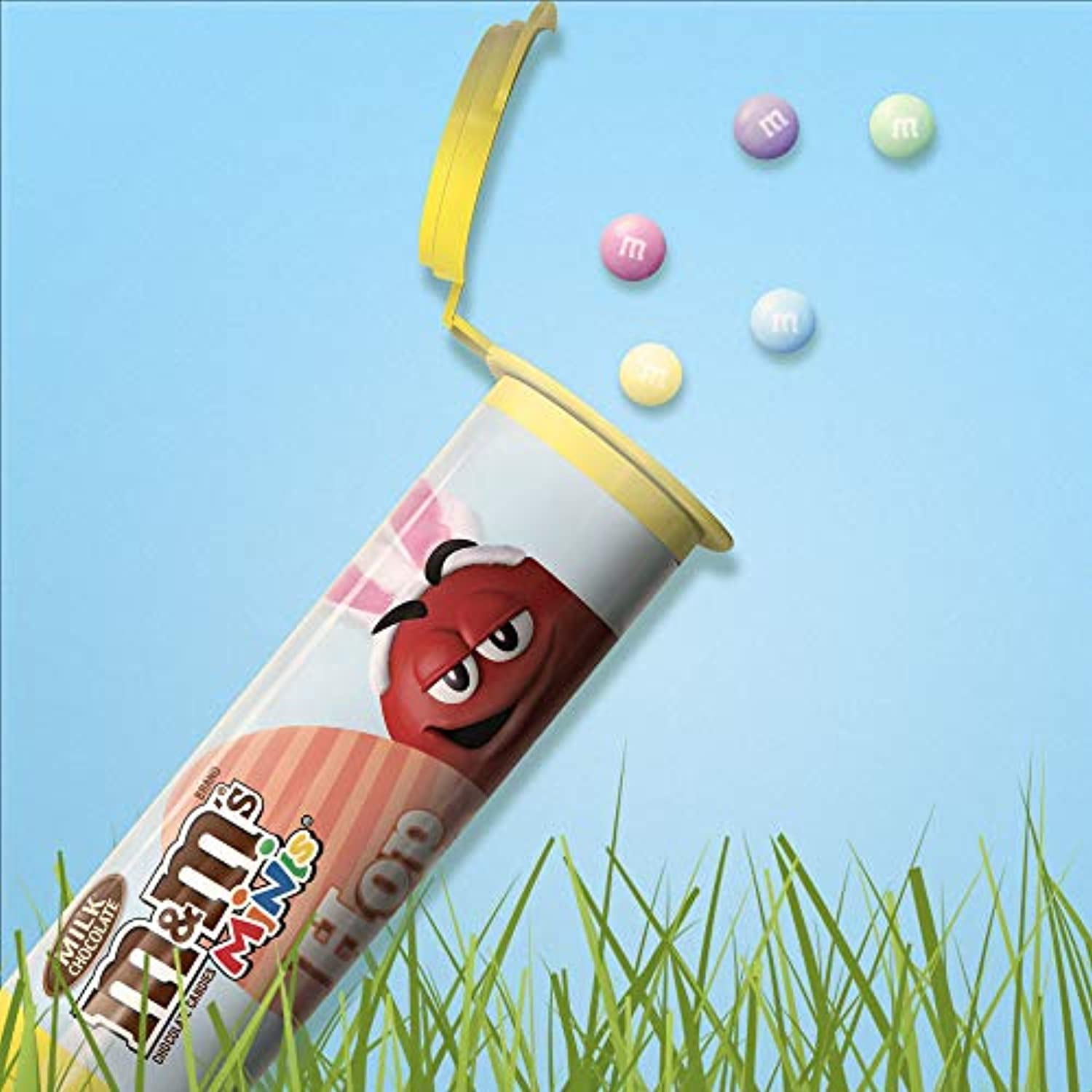  M&M's Mini Milk Chocolate Candies (1.08 oz. tubes, 24 ct.)  (pack of 6) : Grocery & Gourmet Food