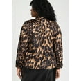 thumbnail image 5 of ELOQUII Women's Plus Size Exaggerated Tie Neck Blouse, 5 of 6