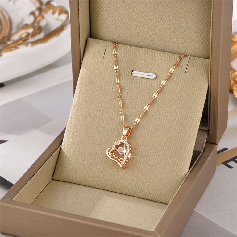 Gleve Gleve Stainless Steel Rose Gold Magnet Necklaces Crystal Gold-plated  Plated Stainless Steel Necklace Price in India - Buy Gleve Gleve Stainless  Steel Rose Gold Magnet Necklaces Crystal Gold-plated Plated Stainless Steel