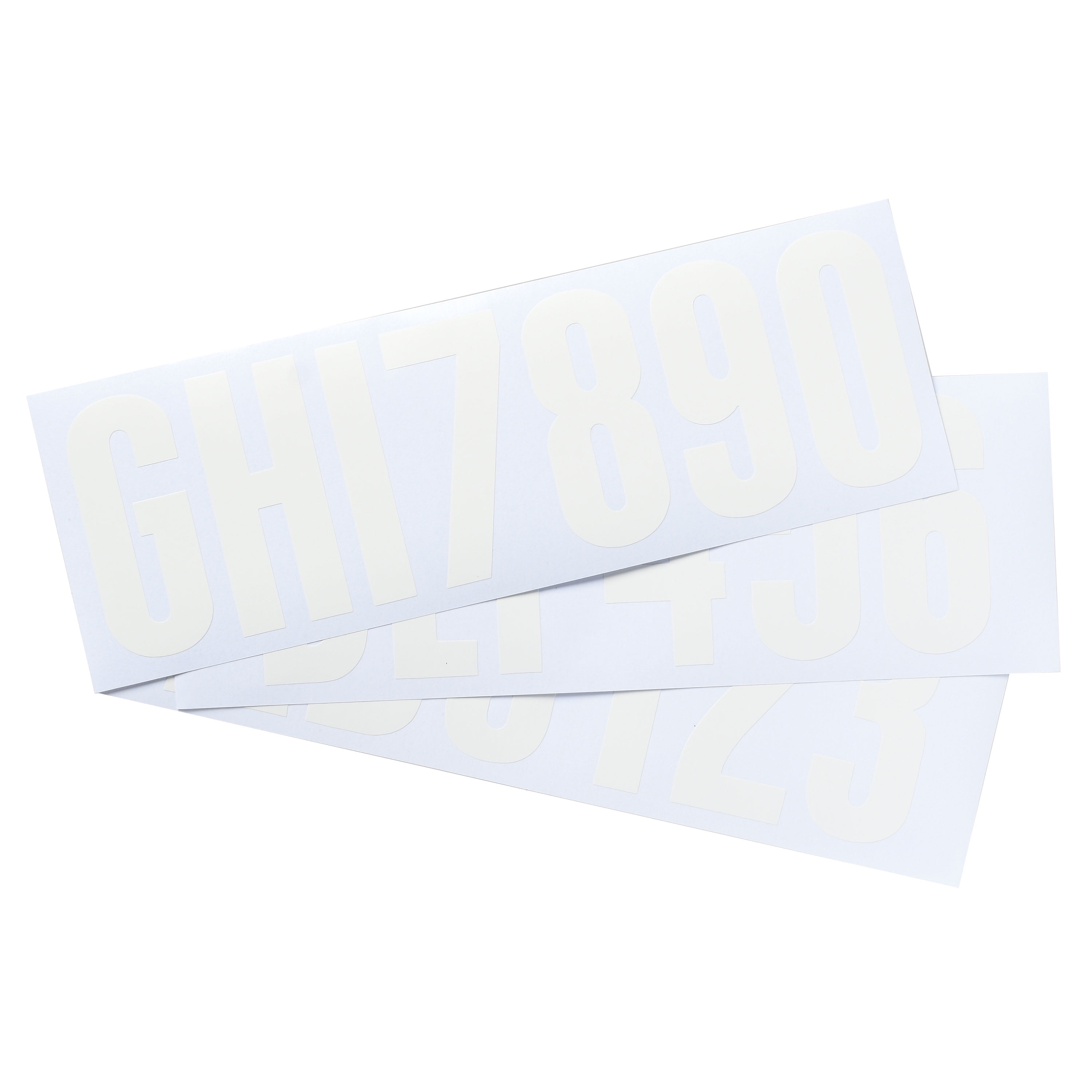Ozark Trail Marine Registration Letter and Number Vinyl Sticker Kit, White