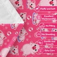 thumbnail image 7 of Flannel Fleece Throw Blanket, Soft Large Throw Blanket, Lightweight Cozy Plush Throw Blanket Fit Sofa Bed, 30"x40", Pigs, 7 of 7