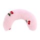 thumbnail image 4 of Almohada para el cuello de mascotas en forma de U, cojín suave con forma de media dona para entrenamiento, adorable almohada para perros Rosa, 4 of 9