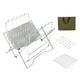 thumbnail image 1 of Parrilla portátil para acampar al aire libre Parrilla de picnic portátil para acampar al aire libre. Silver, 1 of 5