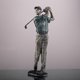 thumbnail image 5 of Estatuilla De Personaje De Golf De Lujo, Estatua De Deporte Moderna Creativa, Figuritas De Arte, Artesanías De Resina Nórdica Para Sala De Estar, Accesorios De Decoración Del Hogar qarigey OD014716-01, 5 of 6