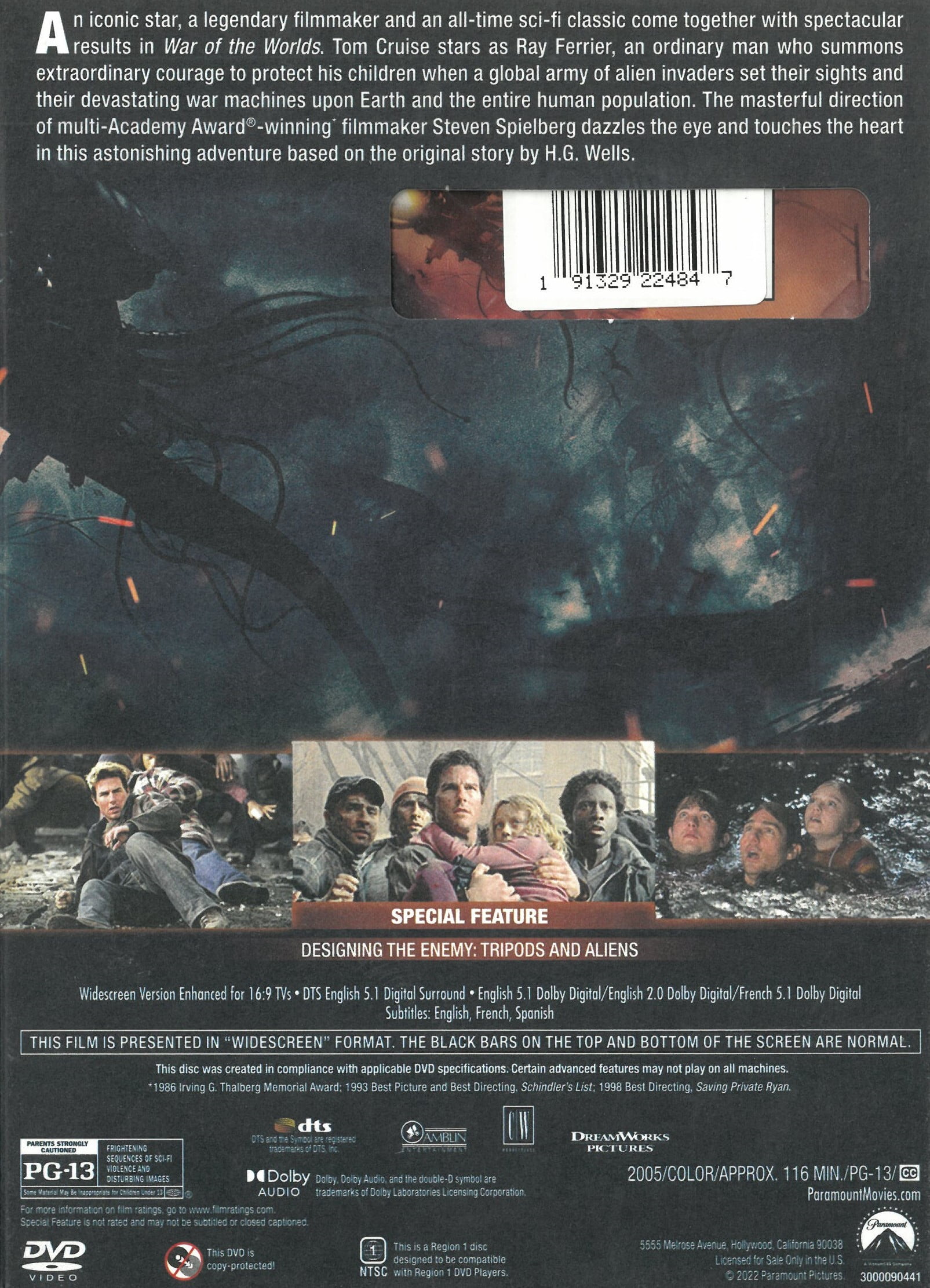 War Of The Worlds 2005 (DVD,Std,Ws)