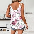 thumbnail image 4 of Raeneomay Off Shoulder Tops for Women Women Printing Sleeveless Round Neck Pullover Eyelet Tops Shirts Blouse, 4 of 4