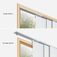 thumbnail image 4 of ZXNYH Blinds for Sliding Glass Doors , Vertical Blinds for Patio Doors , Room Divider ,Skyrise White (Light Filtering) W:46-86 x H: 0-96 inch, 4 of 8