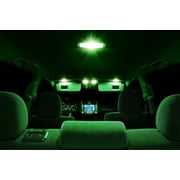XtremeVision Interior LED for Kia Picanto 2011-2014 4 pcs Green Interior LED Kit + Installation Tool