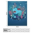 thumbnail image 2 of Pokemon Totodile Throw Blanket Cute Flannel for Boys Girls Men Women, 2 of 7