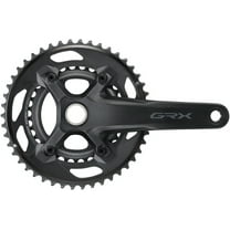 Shimano GRX FC-RX610-2 Crankset - 170mm, 12-Speed, 46/30t, 110/80 BCD, Hollowtech II Spindle Interface, Black