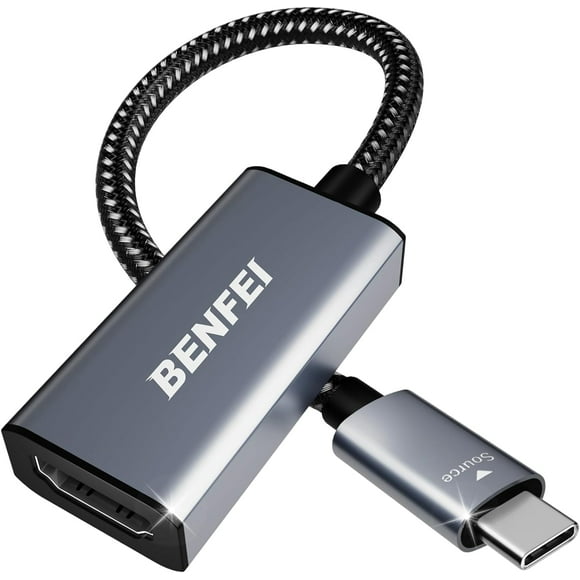 BENFEI USB C to HDMI Adapter, USB Type-C to HDMI Adapter [Thunderbolt 3/4 Compatible],Grey