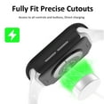 thumbnail image 6 of For Apple Watch Series 9 Case 45mm & Series 7 8 45mm, IC ICLOVER Full Cover for Apple Watch Series 7/8/9 Matte Case Slim Hard PC Protective Bumper Cover & Shockproof Screen Protector for iWatch Black, 6 of 9