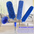 thumbnail image 3 of Dusters for Cleaning, Feather Duster Set, Duster with Extension Pole Up to 100'' - Extendable, Bendable, and Washable for Ceilings, Chandeliers, and Furniture, 3 of 8