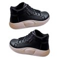 thumbnail image 4 of Zapatos Deportivos para Mujer Zapatos para Caminar Zapatillas de Deporte con Fondo Grueso y Aumento de Altura para Invierno Negro 36, 4 of 12