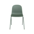 thumbnail image 5 of Serena Indoor or Outdoor Stackable Chair with Steel Frame - Aloe Green - Set of 4, 5 of 9