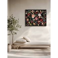 thumbnail image 5 of Watercolor Flowers Wall Art for Living Room,Canvas Picture Wall Decor for Bathroom Bedroom,Farmhouse Floral Vintage Black Painting Artwork for Office Kitchen Hallway Dining Room Home Decor 20"x24", 5 of 8