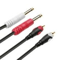 thumbnail image 3 of Dual 6.35mm to 2RCA Audio Cable DVD Mixer Connected Wire for Amplifier (2m), 3 of 3