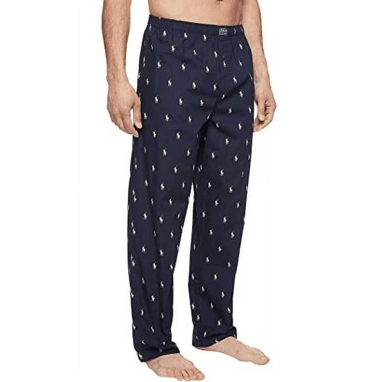 Polo Ralph Lauren NAVY/CREAM Big & Tall Light Weight Pajama Pants, US  3X-Large