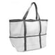 thumbnail image 1 of Bolso de mano plegable, bolso de playa, bolso de hombro de nailon, bolso de playa de un solo hombro, bolso de playa de malla multifuncional de bolsillo, probado y confiable, 1 of 12