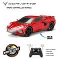 thumbnail image 3 of New Bright (1:12) Chevrolet Corvette Battery Remote Control Red Sports Car, 61222-10R Child, 3 of 11