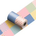 thumbnail image 3 of 3.8*94.5 inches Peel and Stick Wallpaper Border, Vintage Geometric Encaustic Tile Baseboard Sticker, Self Adhesive Watherproof Wall Border for Kitchen Bathroom Decor, 3 of 7