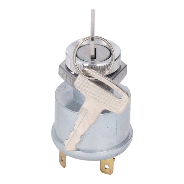 Cart Ignition Switch, Metal Direct Fit Anti Deformation Ignition Switch With Key For Gas Or Electric Carts