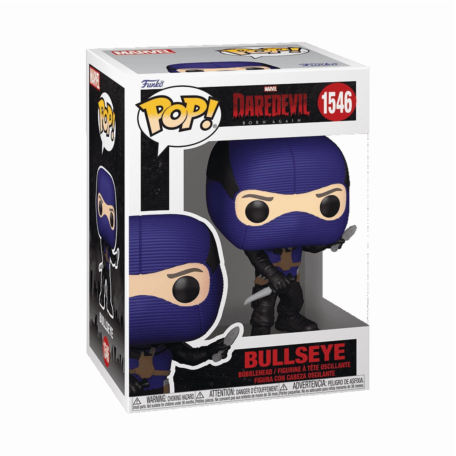 Funko Pop! Marvel: Daredevil: Born Again - Bullseye (Born Again) bobblehead en vinyle