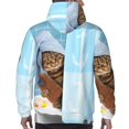 thumbnail image 6 of Bingfone Funny Cat Taking A Bath Men'S Drawstring Hoodie Long Sleeve Pocket Sweatshirts-Medium, 6 of 9