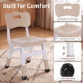 thumbnail image 4 of TLSUNNY Kids Table and 2 Chairs Set, Height Adjustable Toddler Activity Lego Table W/ Large Storage & Double-Sided Graffiti/Block Building Table Top, 4 Drawers for Home, Preschool, Classroom, 4 of 12