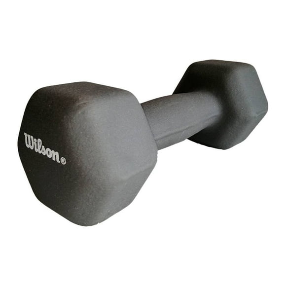 Mancuerna Wilson de Neopreno 8 LB Gris