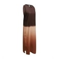 thumbnail image 6 of WTXUE Cotton Linen Sleeveless Slit Gradient Tie Dye Long Dress Relaxed Fit Dresses (Women's) Size 8, 6 of 6