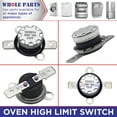 thumbnail image 6 of Whole Parts Range/Oven High Limit Switch Part# PJ030005 - Replacement and Compatible with Some Viking Ranges or Ovens, 6 of 7