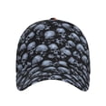 thumbnail image 2 of Haiem Gothic Skull Baseball Cap Dad Hat Cotton Soft Adjustable Fashion Hats for Men Women Unisex Style Headwear, 2 of 9