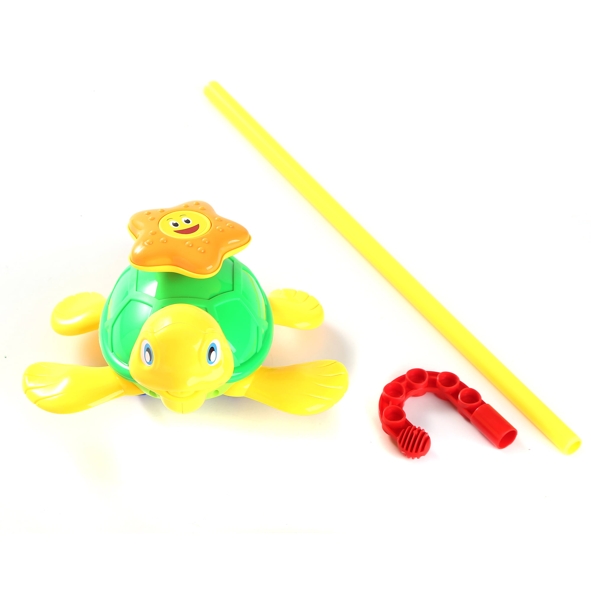 Pushing Toy for Kids and Party Prizes Fun Central BC897 Outdoor Push Toys Birthday Classic Push and Pull Toys 1 Pc 10 Inches Turtle Push Toy Push Around Toy for Baptism 