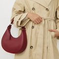 thumbnail image 4 of Stylago Women's Shoulder Purses Fashion Leather Underarm Handbags Ladies Shopping Phone Zipper Tote Bags for Travel Shopping Red, 4 of 5