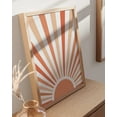 thumbnail image 4 of HAUS AND HUES Sun Art Prints Mid Century Modern Wall Decor - Terracotta Sun Poster and Boho Sun Wall Decor | Boho Prints Terracotta Decor | Mid Century Modern Boho Wall Decor UNFRAMED 12" x 16", 4 of 6