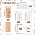 thumbnail image 2 of Kit de prensa de flores, kit de prensado de plantas de hojas de madera de 8 capas con herramientas, pequeña prensa botánica para manualidades florales, 10 x 5 x 0,8 cm, 2 of 6