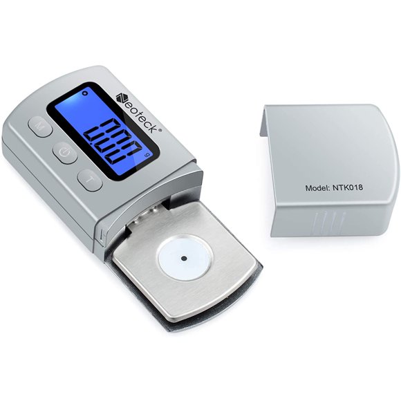 Digital Turntable Stylus Force Gauge 0.01g Neoteck LP Scale Gauge Blue 3-digit LCD Backlight for Vinyl Players Tonearm