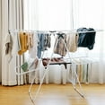 thumbnail image 2 of Topbuy Folding Clothes Drying Rack 2-Layer Portable Dryer with Height Adjustable Wings for Outdoor Indoor Use, 2 of 7