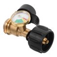 thumbnail image 1 of Miangastore Jauge de Carburant pour Réservoir de Propane Dorée Surveillance de Pression pour Bbq 1 Pcs, 1 of 8