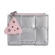 thumbnail image 1 of Monedero corto tejido con forma de galleta, monedero pequeño, sencillo y exquisito para mujer con múltiples tarjetas, 1 of 6