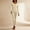 #313-Beige, variant on Wowcloth Women's Thermal Underwear Set, Lightweight Slim-Fit Base Layer for Daily Wear and Indoor