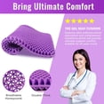 thumbnail image 6 of Three Tree Gel Seat Cushion, Double Thick Breathable Honeycomb Chair Pad with Non-Slip Cover for Office Chair and Car, 6 of 7