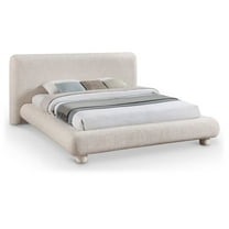 Meridian Furniture Blair Beige Fabric Upholstered Queen Bed
