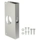 thumbnail image 1 of Placa de refuerzo para puerta Uxcell para reparación y refuerzo de puertas, 1 juego para puerta de 1-3/8" de grosor, tamaño de 9" en plata, 1 of 6