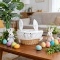 thumbnail image 3 of TIELUTT Adorable Woven Storage with Easter Bunny – Handheld Snack & Fruit for Outdoor Camping Lunchbox Container Set Glass Containers for Food Glass Container with Take Home Containers for Food Home T, 3 of 4