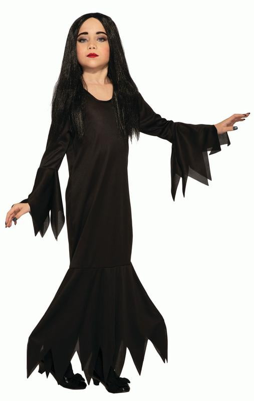 girls black halloween dress