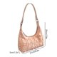 thumbnail image 3 of Bolso bandolera para mujer Hilo de bordar duradero Viaje de compras de nailon (rosa), 3 of 6