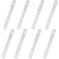 thumbnail image 1 of 100 Pieces Plastic Plant Labels, Tree Tags, Wrap Around Hanging Plant Tags, Waterproof Garden Labels (White, 2x20cm), 1 of 4